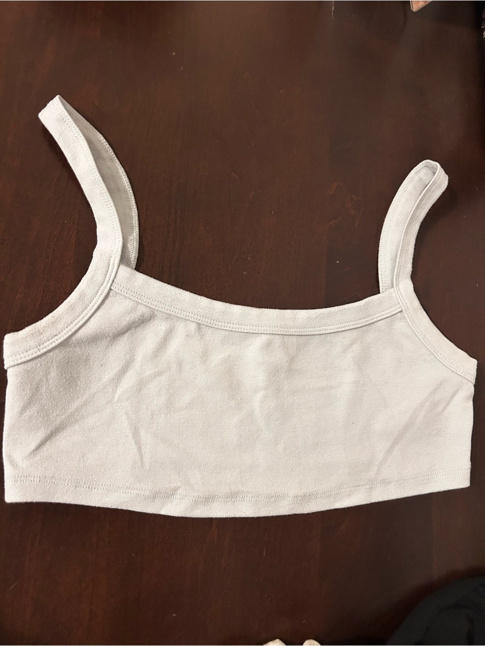 Sunday Best pale blue Cropped Tank